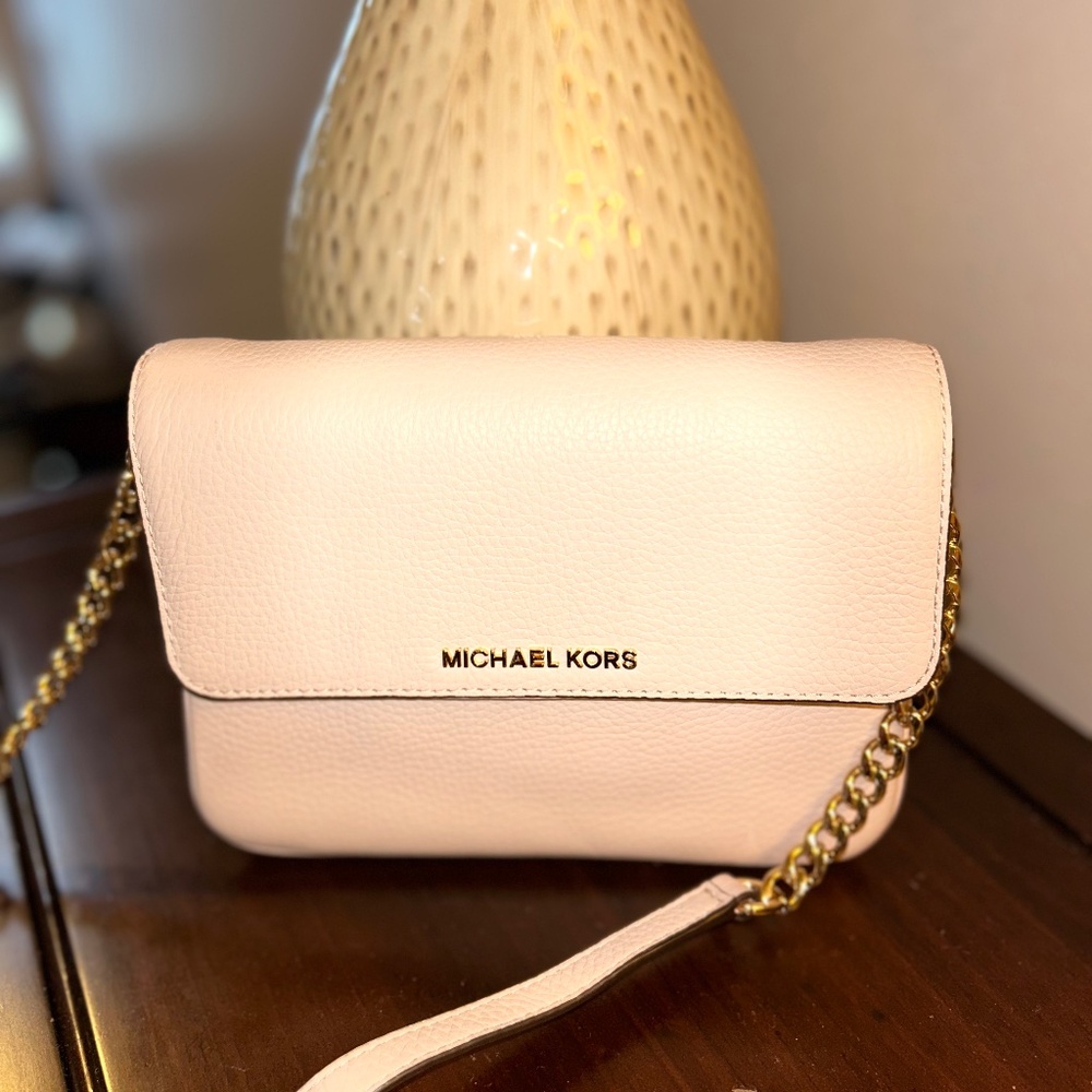 Michael Kors Blush Pink Chain Crossbody